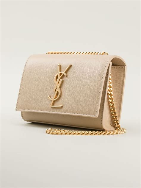 nude ysl crossbody|SAINT LAURENT Cross.